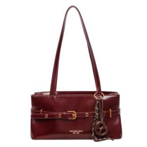 Anker Red Medium Shoulder Bag