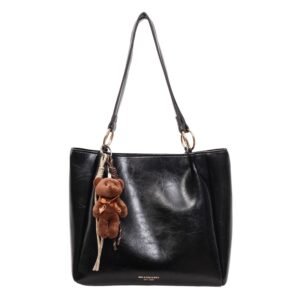 Large black tote bag