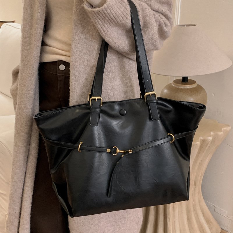 Large black tote bag - Image 2