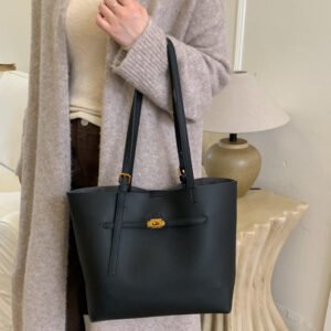 Large black tote bag
