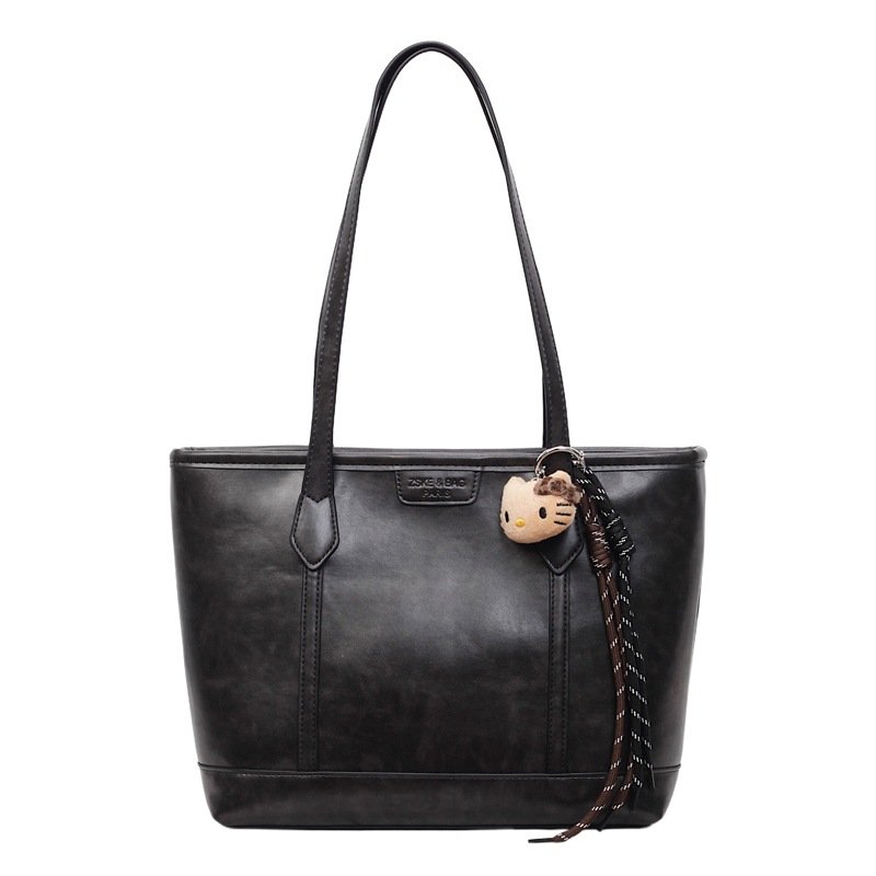 Large black tote bag