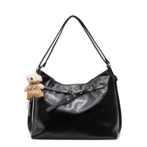 Large black tote bag