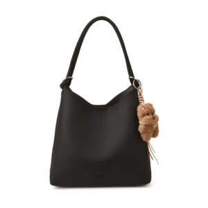 Black medium tote bag