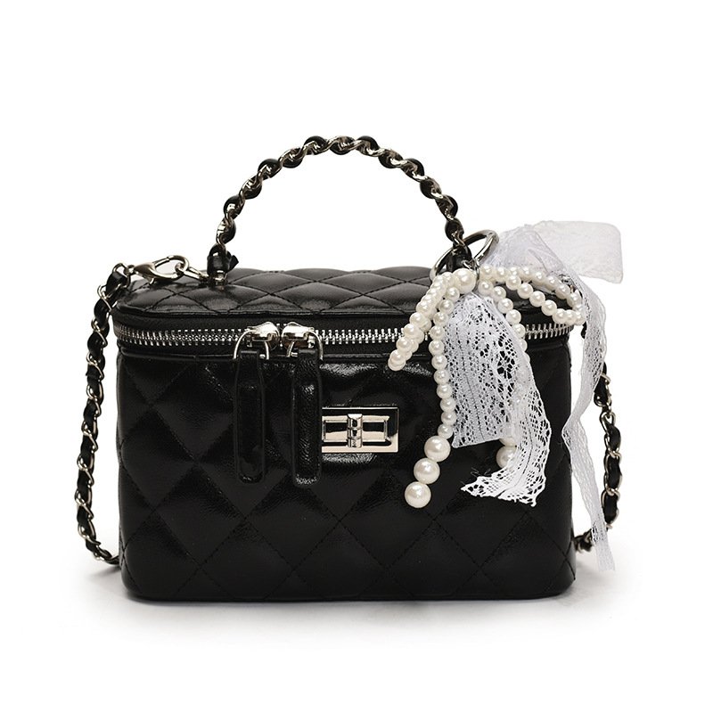 Small black handbag