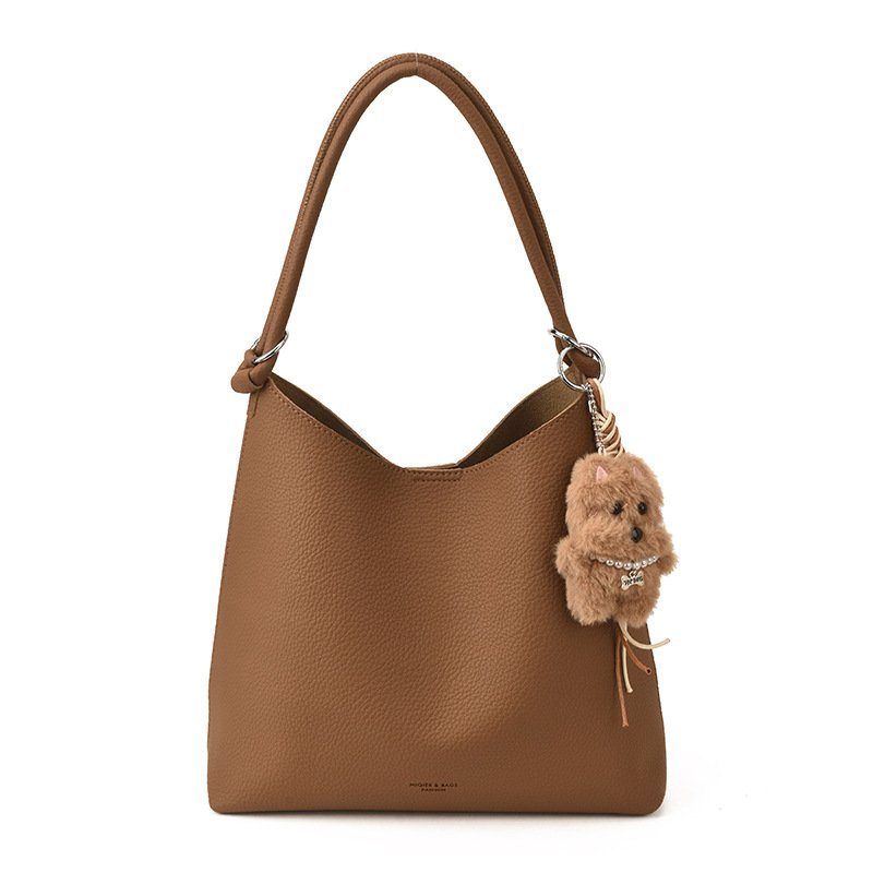 Brown medium tote bag
