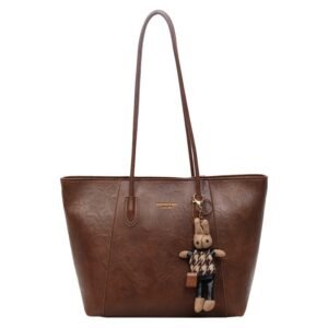 Brown medium tote bag