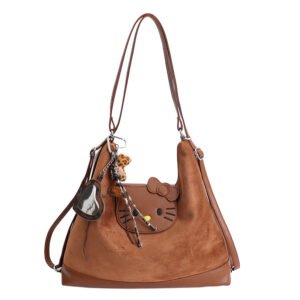 Brown medium backpack