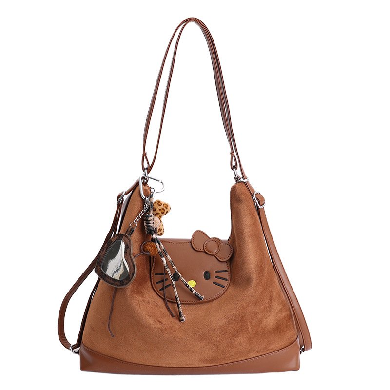 Brown medium backpack