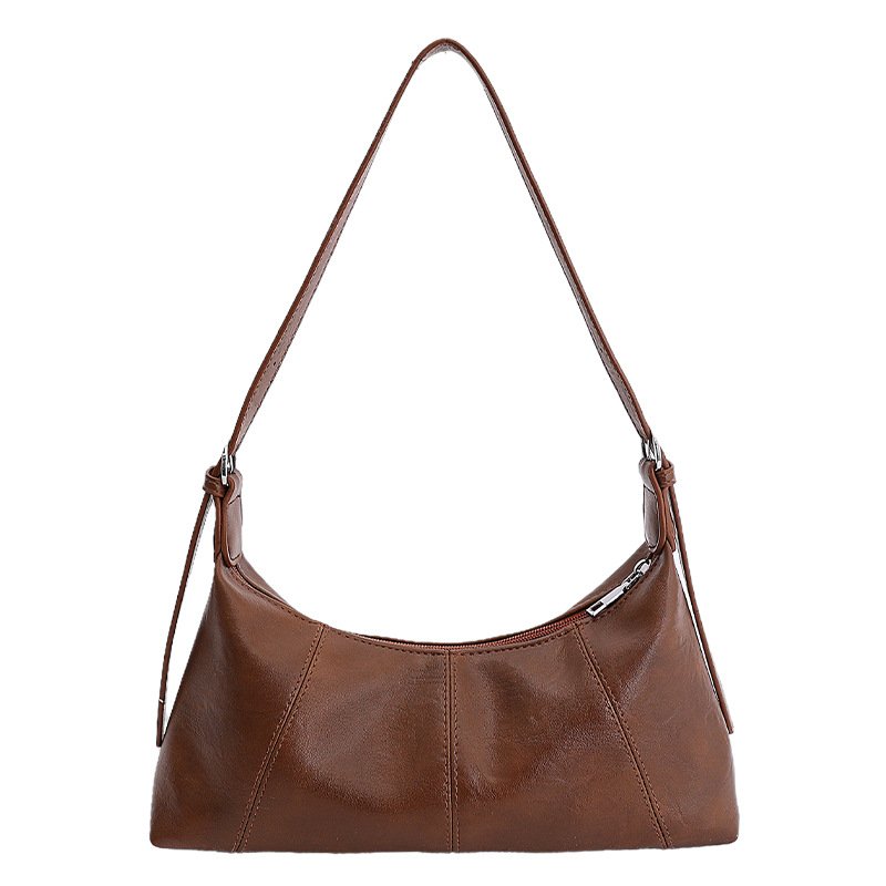 Brown medium shoulder bag