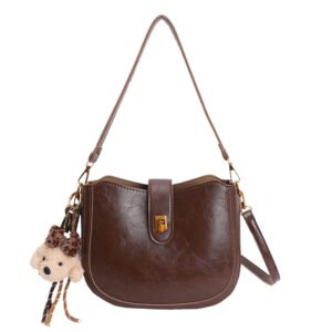 Brown small shoulder bag