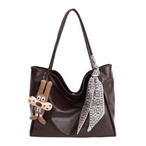 Large brown tote bag