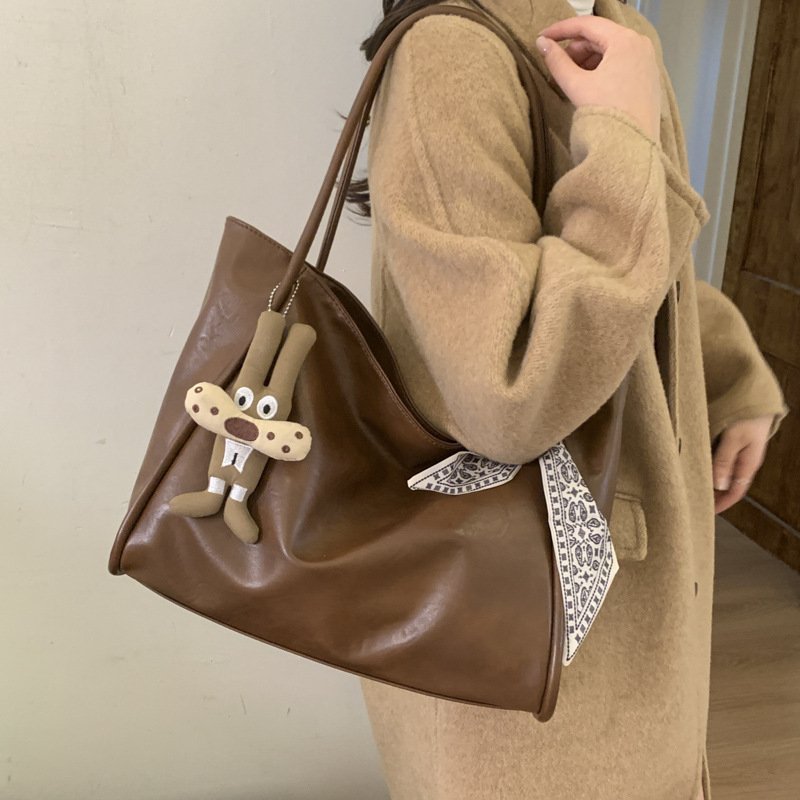 Large brown tote bag - Image 2