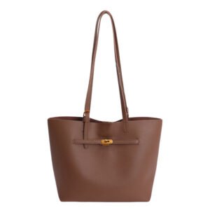 Large brown tote bag