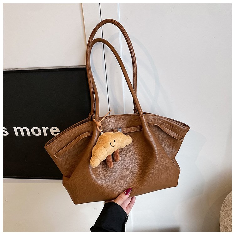 Dark brown medium handbag - Image 2