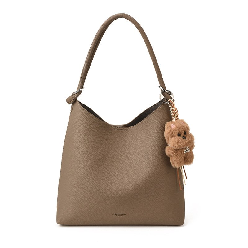 Grey medium tote bag