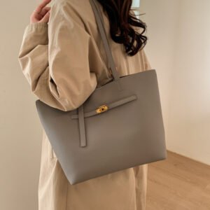 Large Grey Elephant Tote Bag