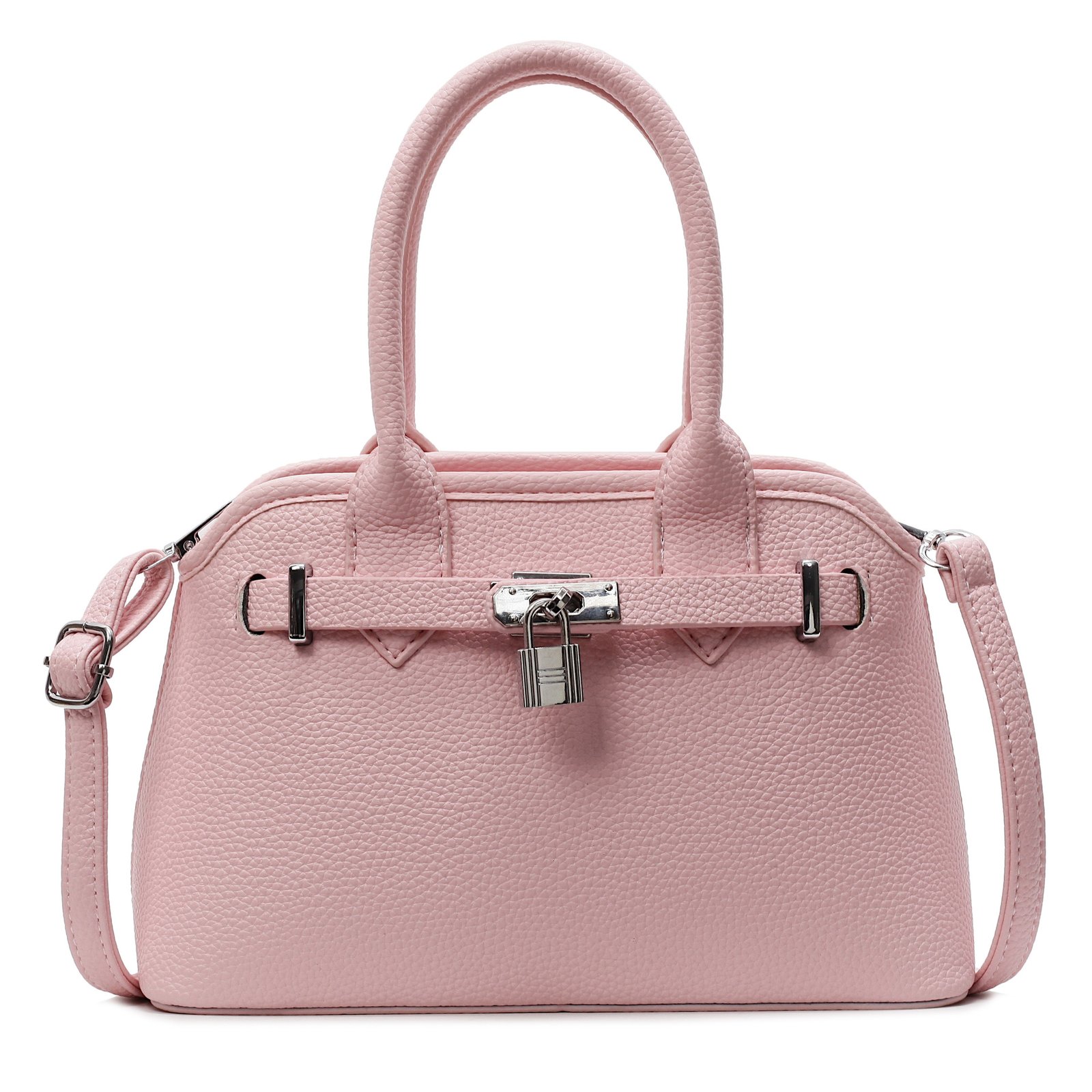 Pink medium handbag
