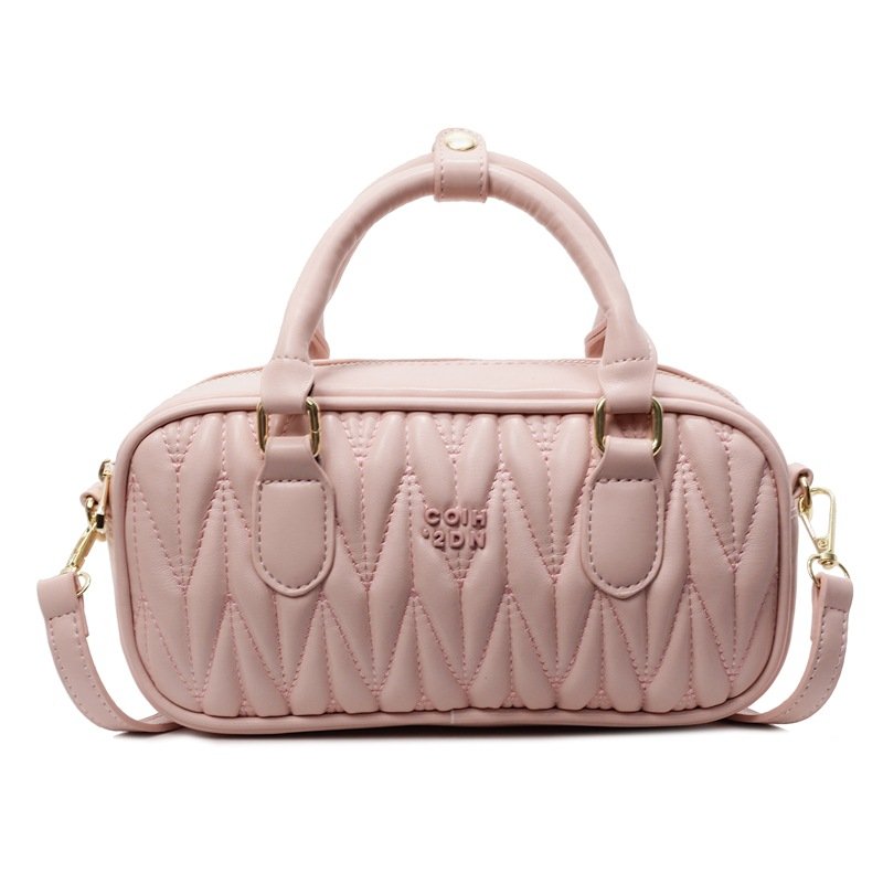 Pink medium shoulder bag