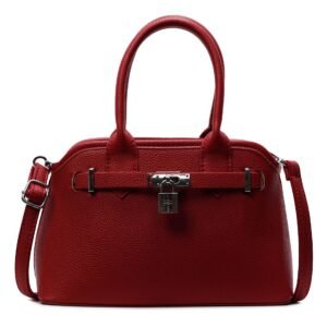 Red medium-sized handbag