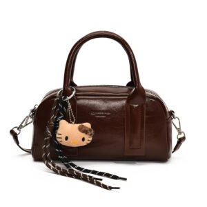 Red medium-sized handbag