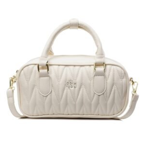 White medium-sized shoulder bag