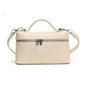 small white handbag