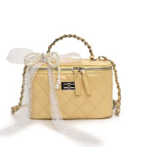 Small yellow handbag
